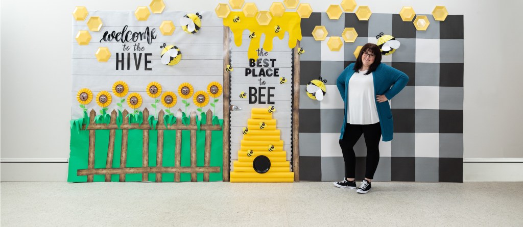 Picture of: Bee Classroom Door Décor Idea  Fun