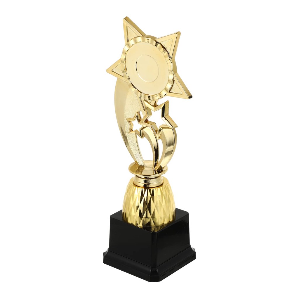 Picture of: BESPORTBLE Star Award Trophies Gold Trophy Cups Plastic Golden Trophies for  Children Classroom School Rewards Adults Party Favours Requirs Rewards