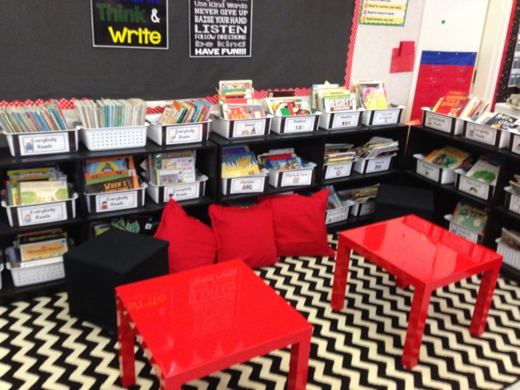 Picture of: Black White Red Classroom ideas  red classroom, classroom