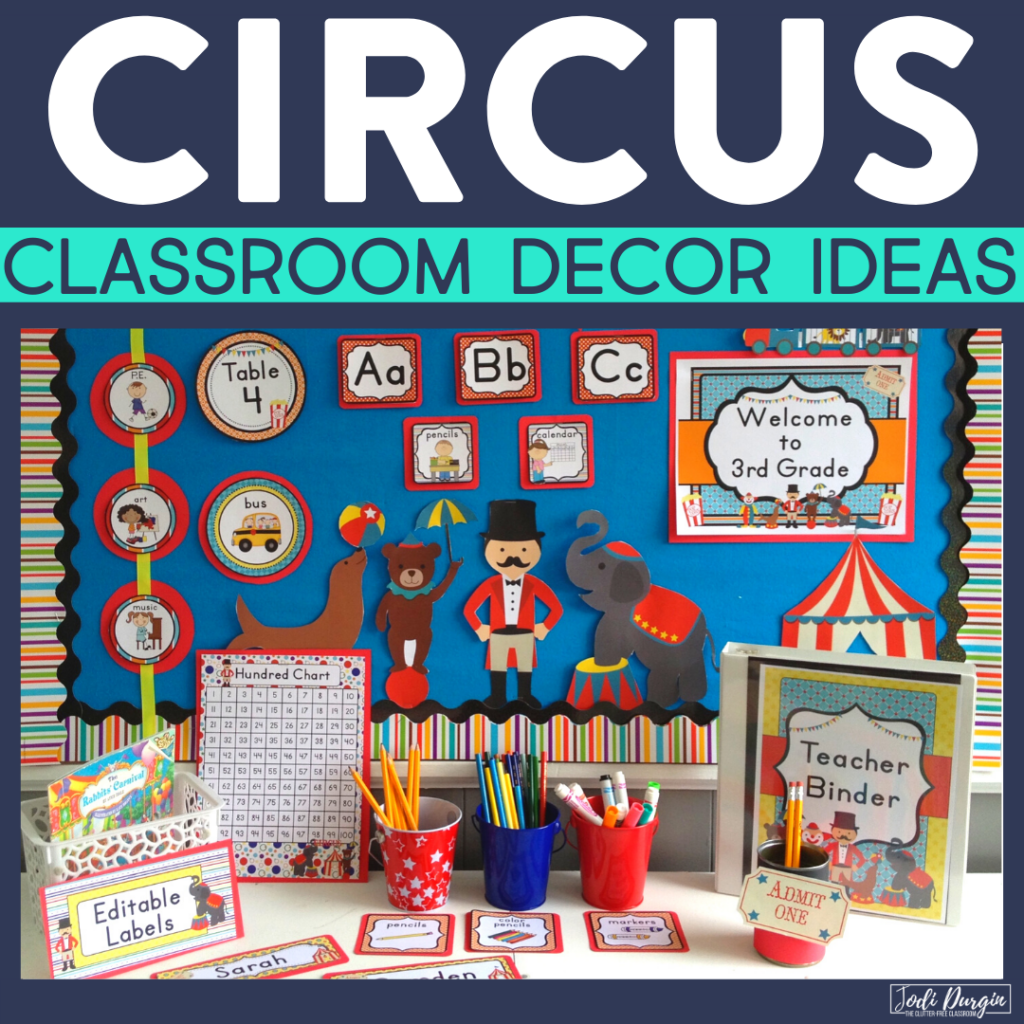 Picture of: Circus or Carnival Themed Classroom Ideas for Elementary Teachers