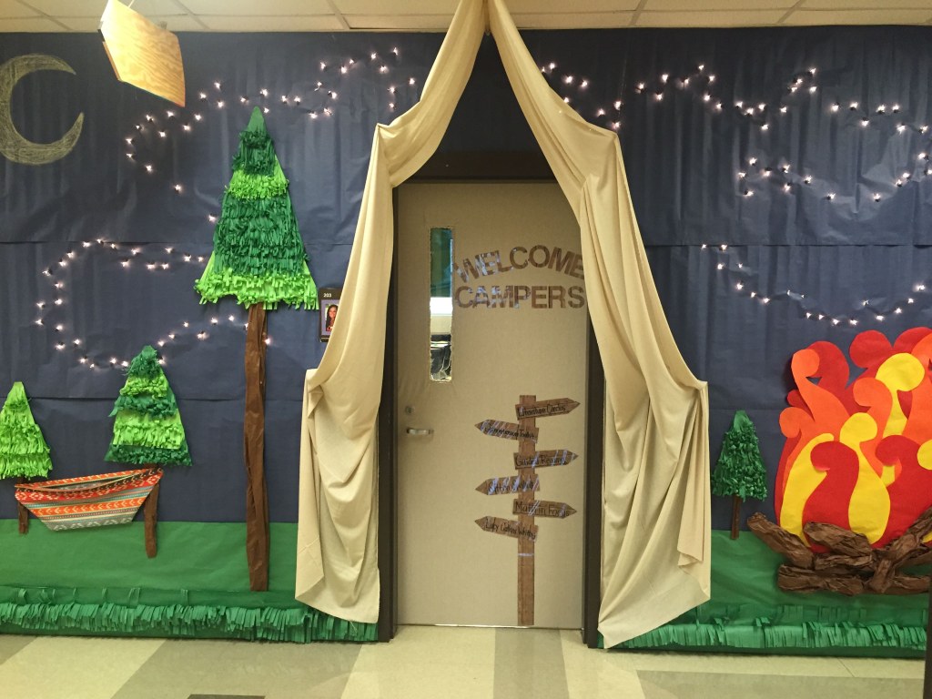 Picture of: Classroom Camping Theme  Camping classroom, Camping theme