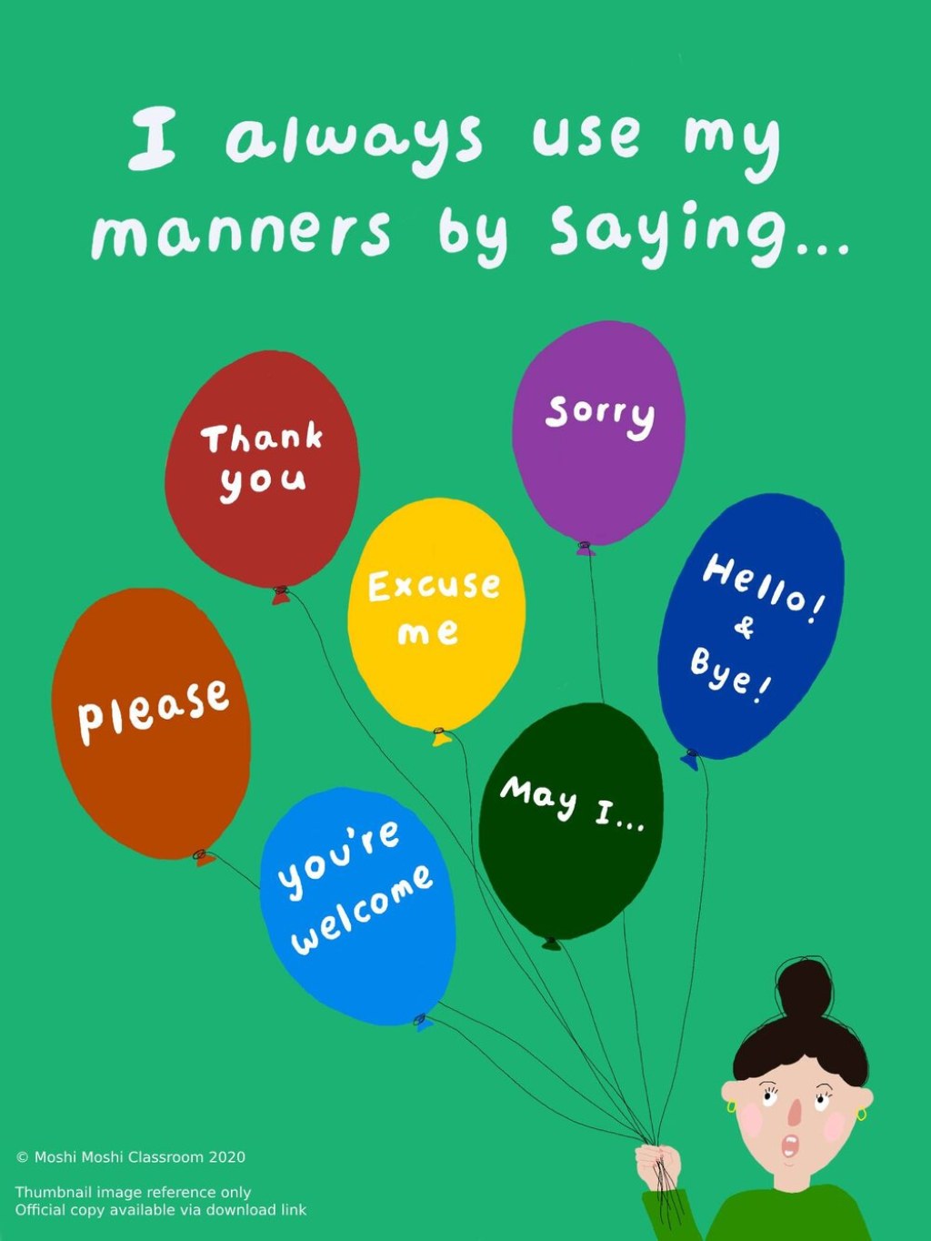 Picture of: Classroom Manners — Moshi Moshi Classroom