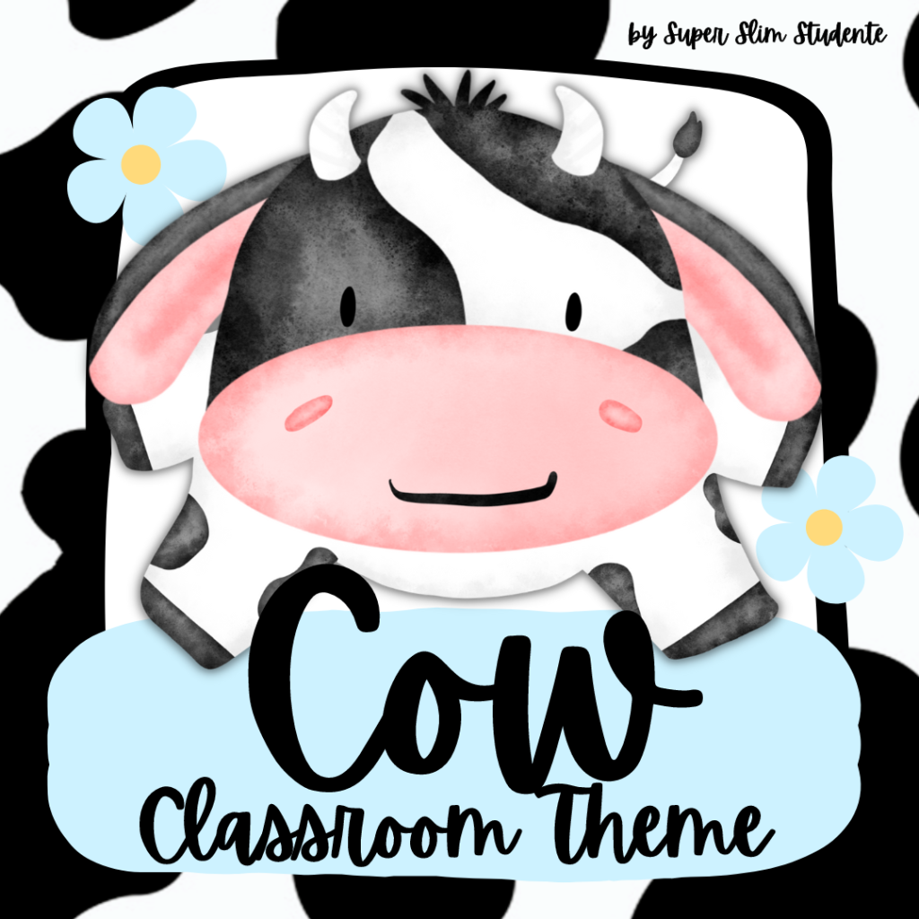 Picture of: Cow Classroom Theme (Foundation Phase) – Super Slim Studente