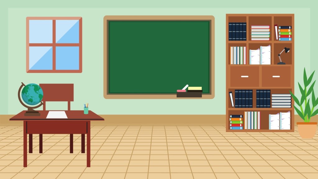Picture of: Customize + Classroom Zoom Virtual Background Templates Online