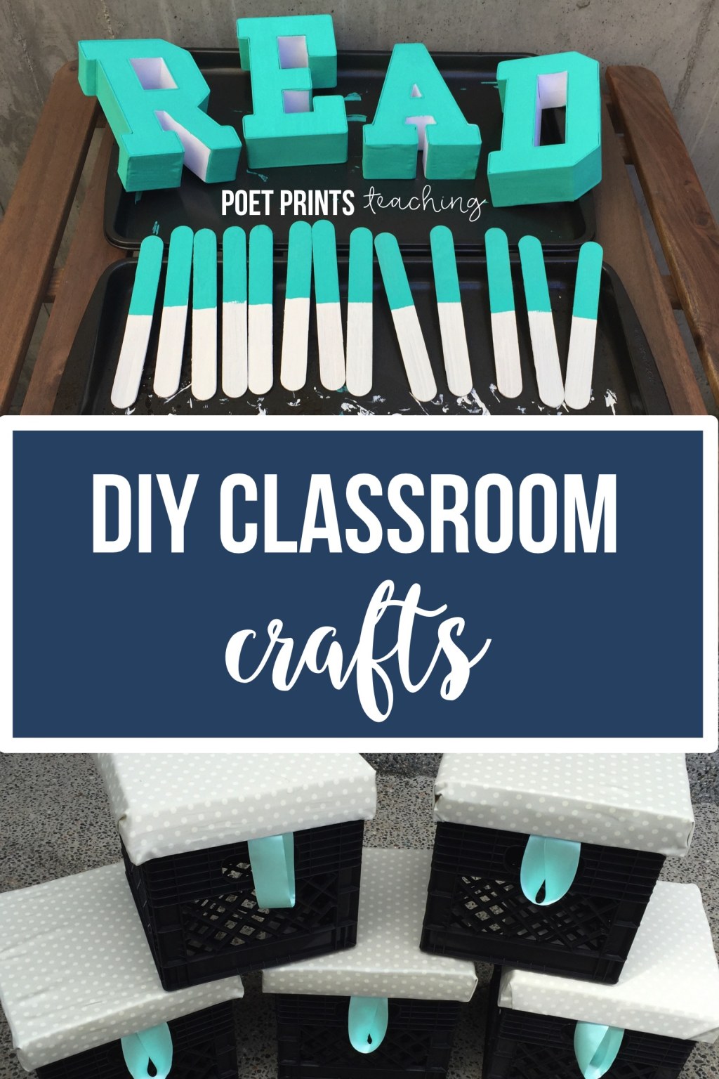 Picture of: DIY Classroom Crafts — Poet Prints Teaching