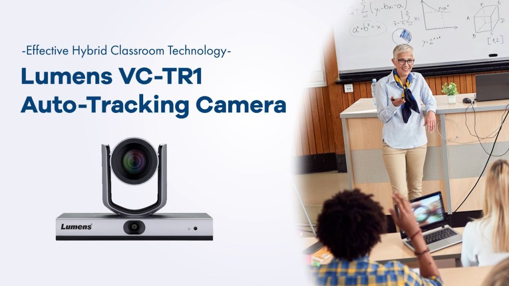 Picture of: Effective Hybrid Classroom Technology VC-TR Auto-Tracking Camera  Lumens