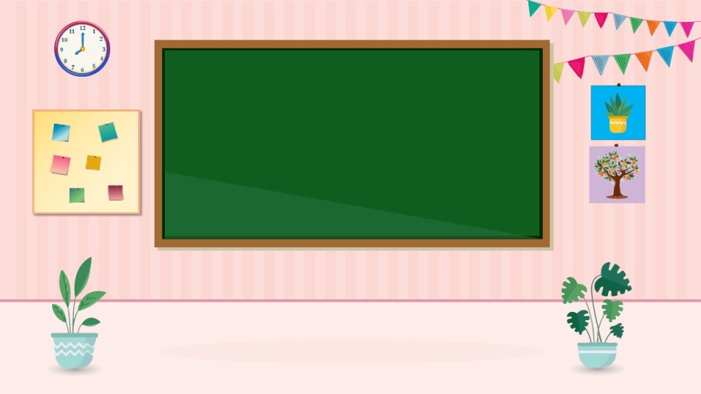 Picture of: Free Google Slides Virtual Classroom Background PowerPoint Template