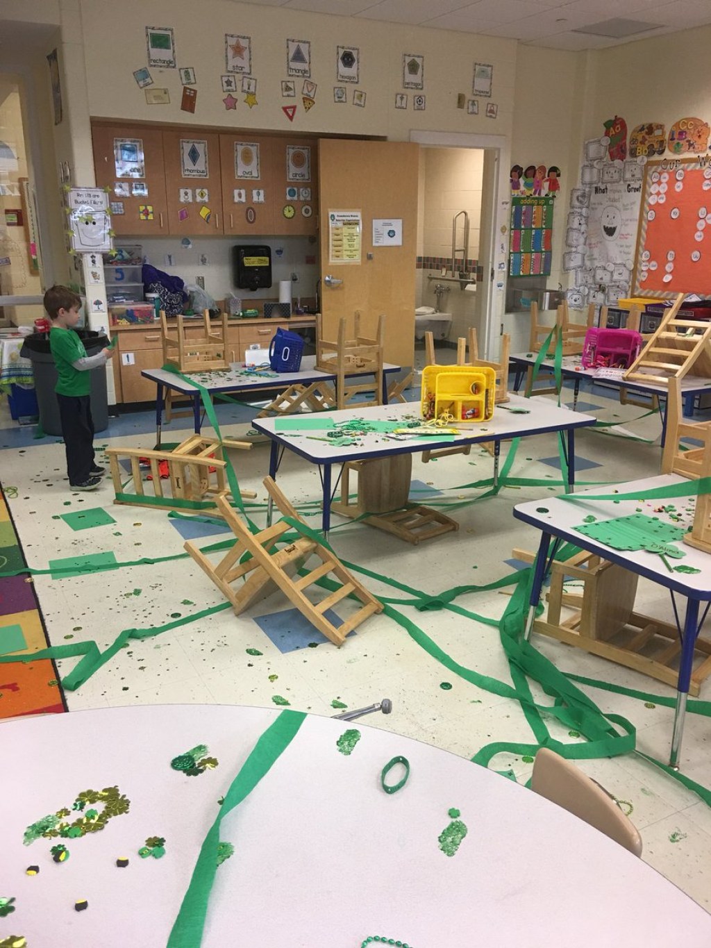 Picture of: Frenchtown Elementary on Twitter: “Leprechauns snuck into