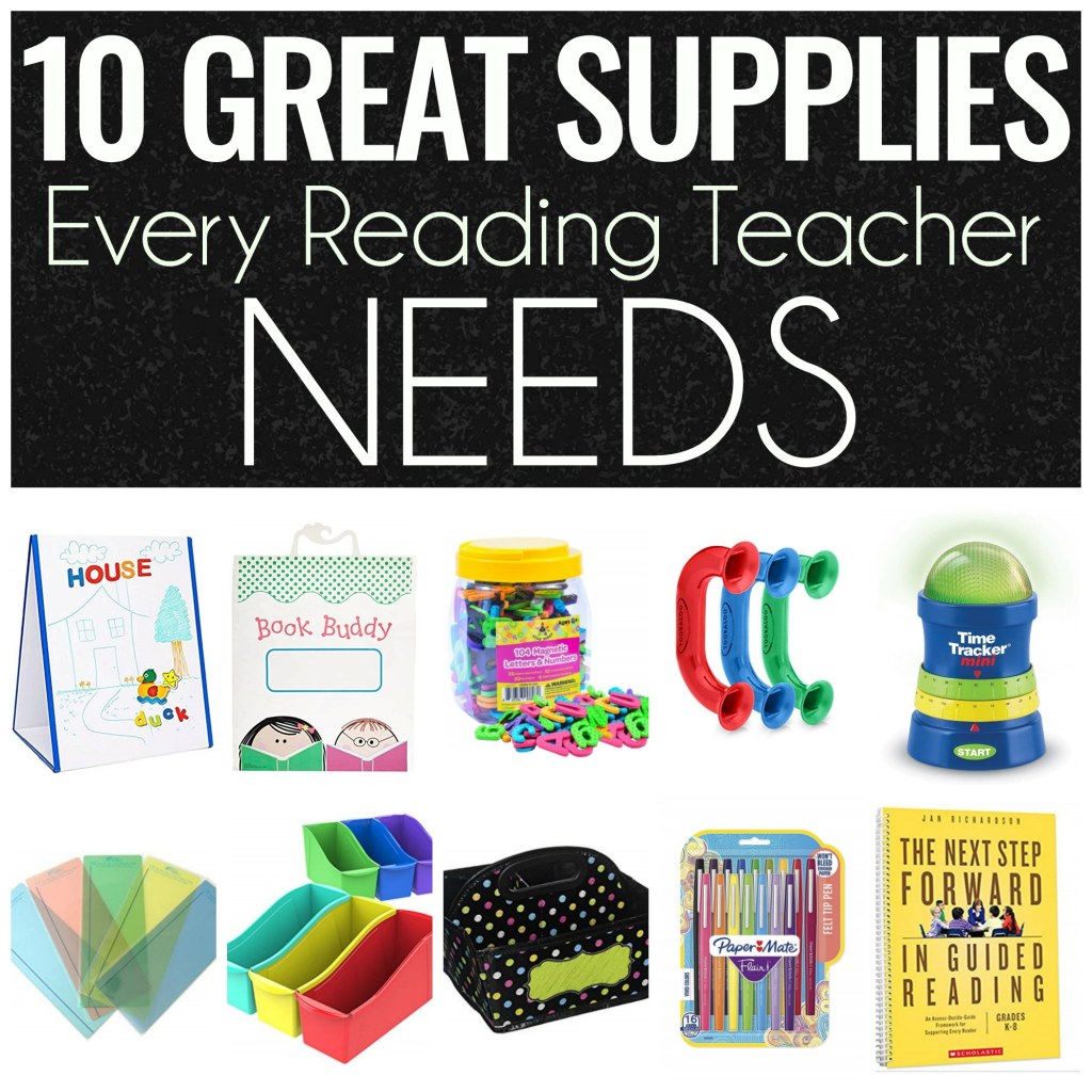 Picture of: Great Supplies Every Reading Teacher Needs – Where the Magic