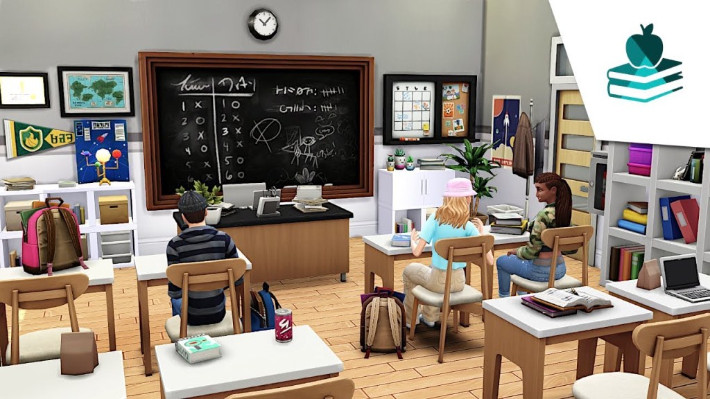 Picture of: High School Classroom 📓🍎  The Sims  – Speed Build (NO CC)