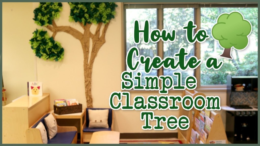 Picture of: How to Make a Simple Classroom Tree