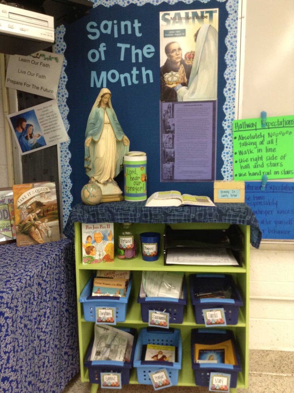 Picture of: Look to Him and be Radiant: Creating a Faith Corner in Your Classroom