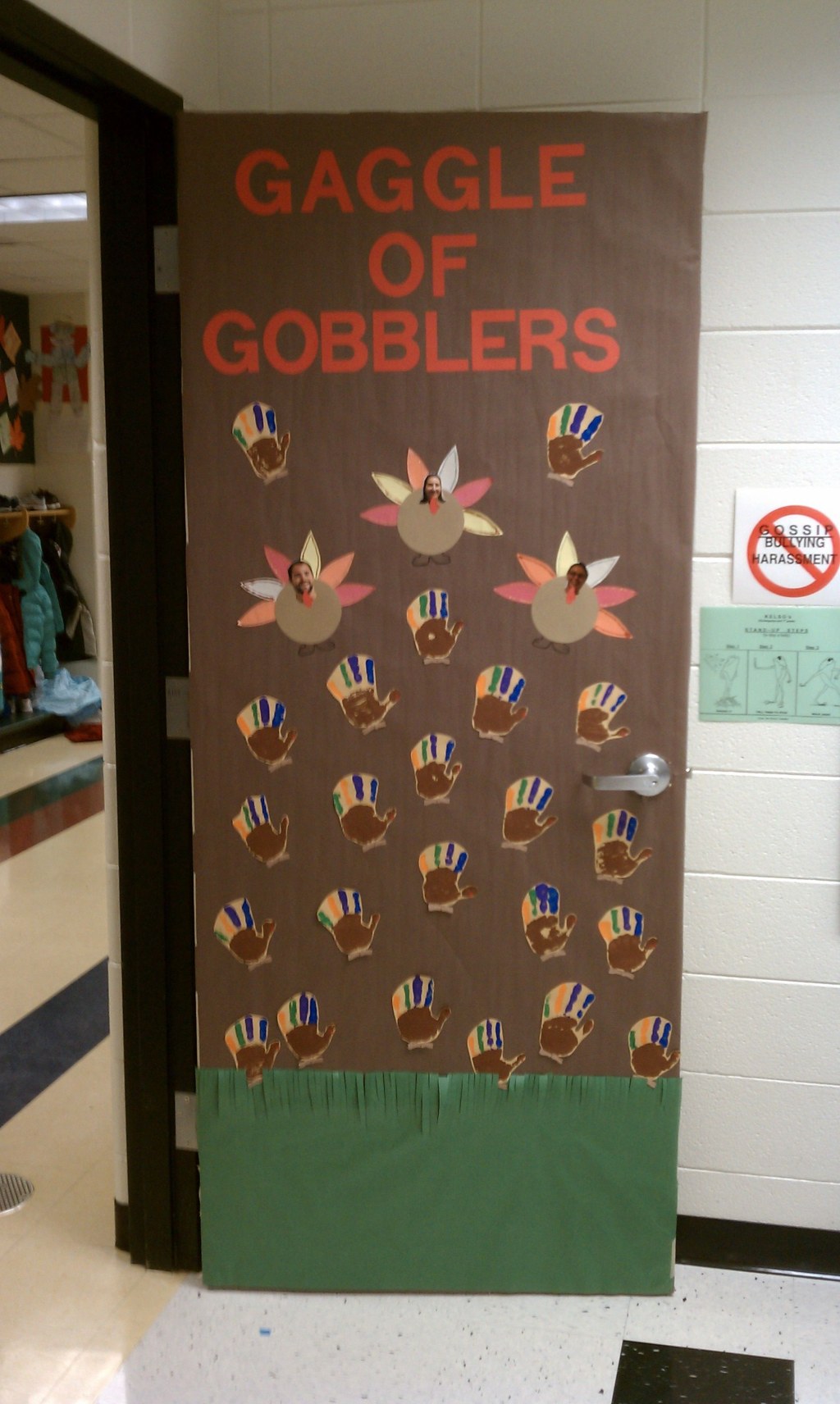 Picture of: November classroom door  Thanksgiving classroom, Door decorations