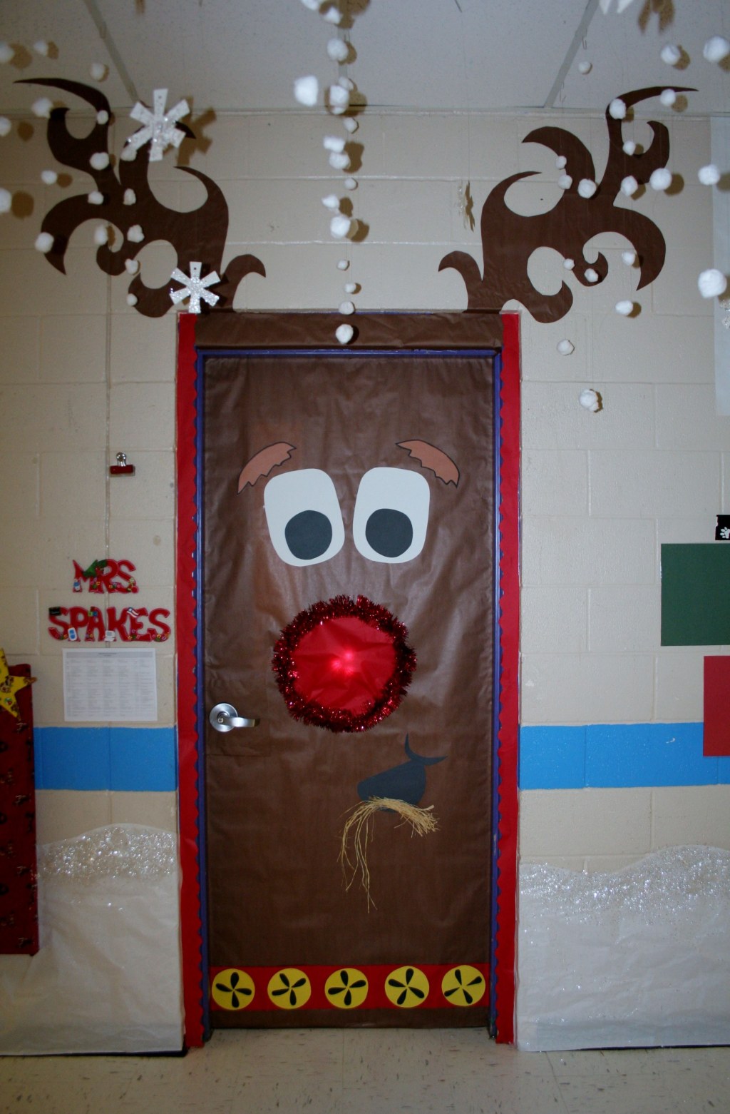 Picture of: Rudolph Classroom Door Decoration  Door decorations classroom