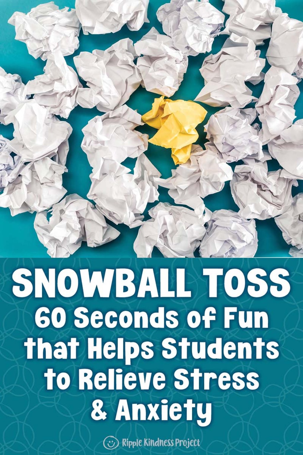 Picture of: Snowball Toss Activity – Teach Students How To Relieve Stress