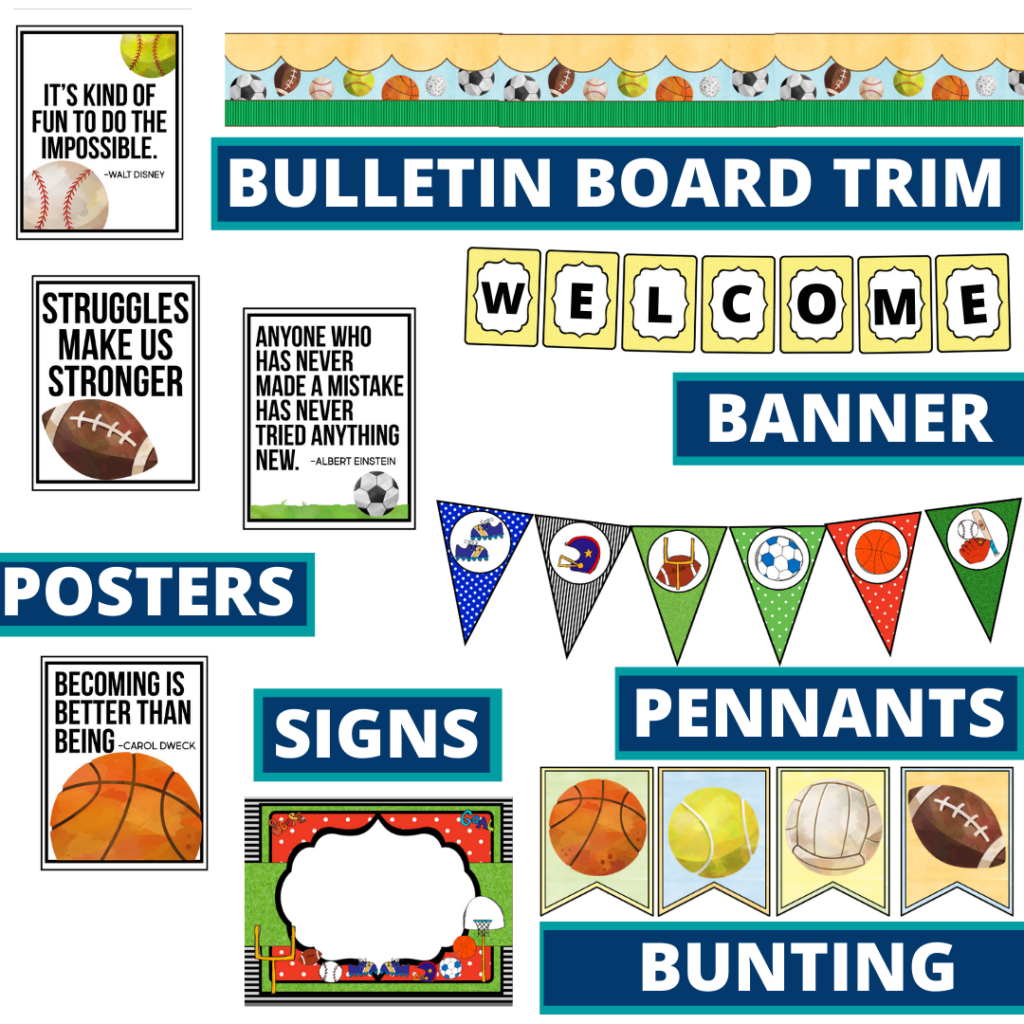 Picture of: Sports Classroom Theme Ideas for Elementary Teachers in