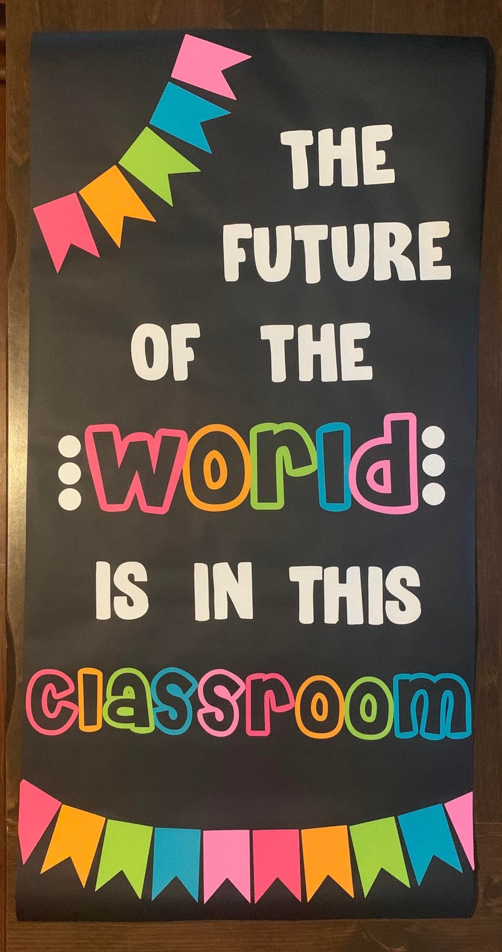 Picture of: The Future of the World Classroom DIGITAL Door Sign, DIY, classroom decor,  teacher decor, classroom door sign