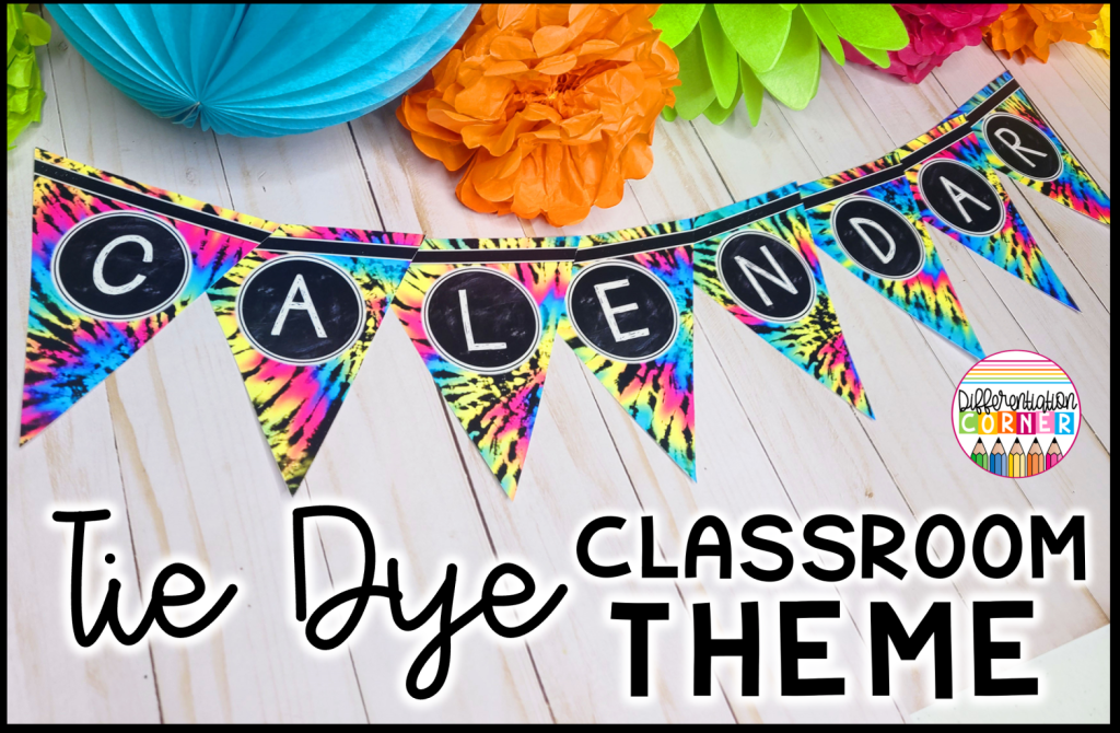 Picture of: Tie Dye Classroom Theme Retro Classroom Decor for Teachers